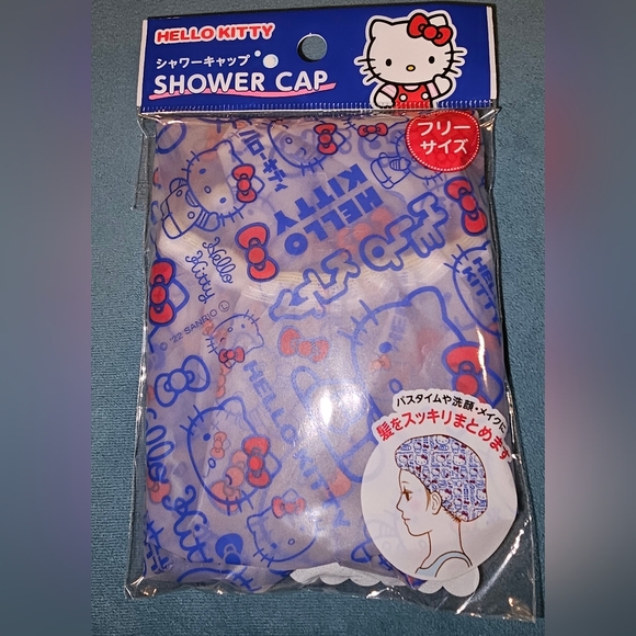 **5 for $20** Hello Kitty Shower Cap - Picture 1 of 3
